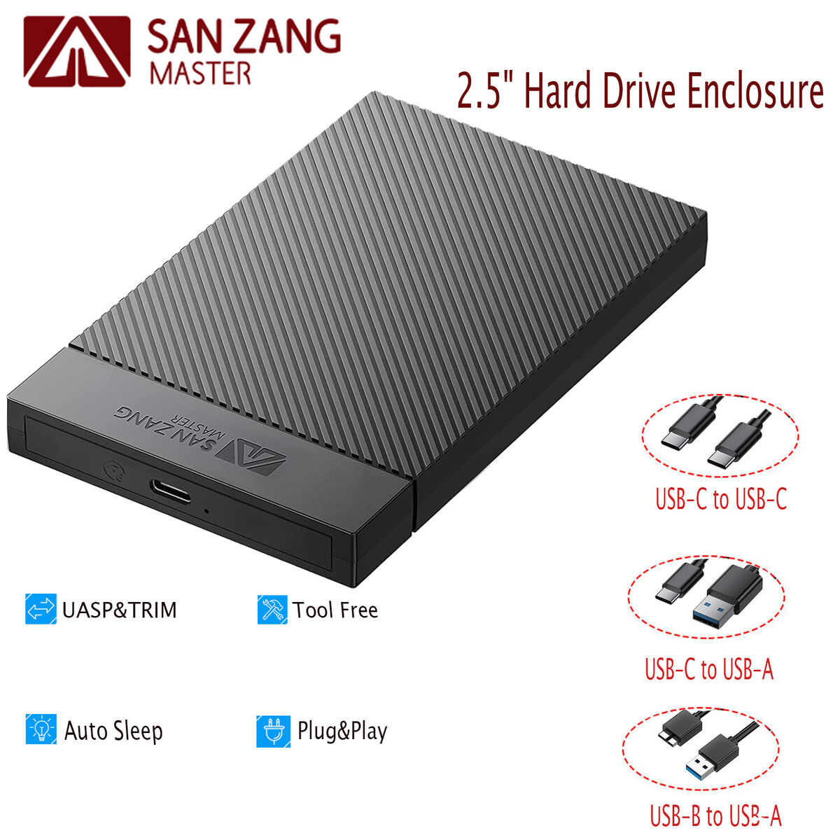 SAN ZANG MASTER 2.5 inch Hard Drive Enclosure SAN ZANG MASTER 2.5 inch Hard Drive Enclosure